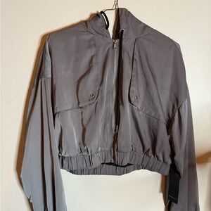 Forever 21 Charcoal Bomber Jacket